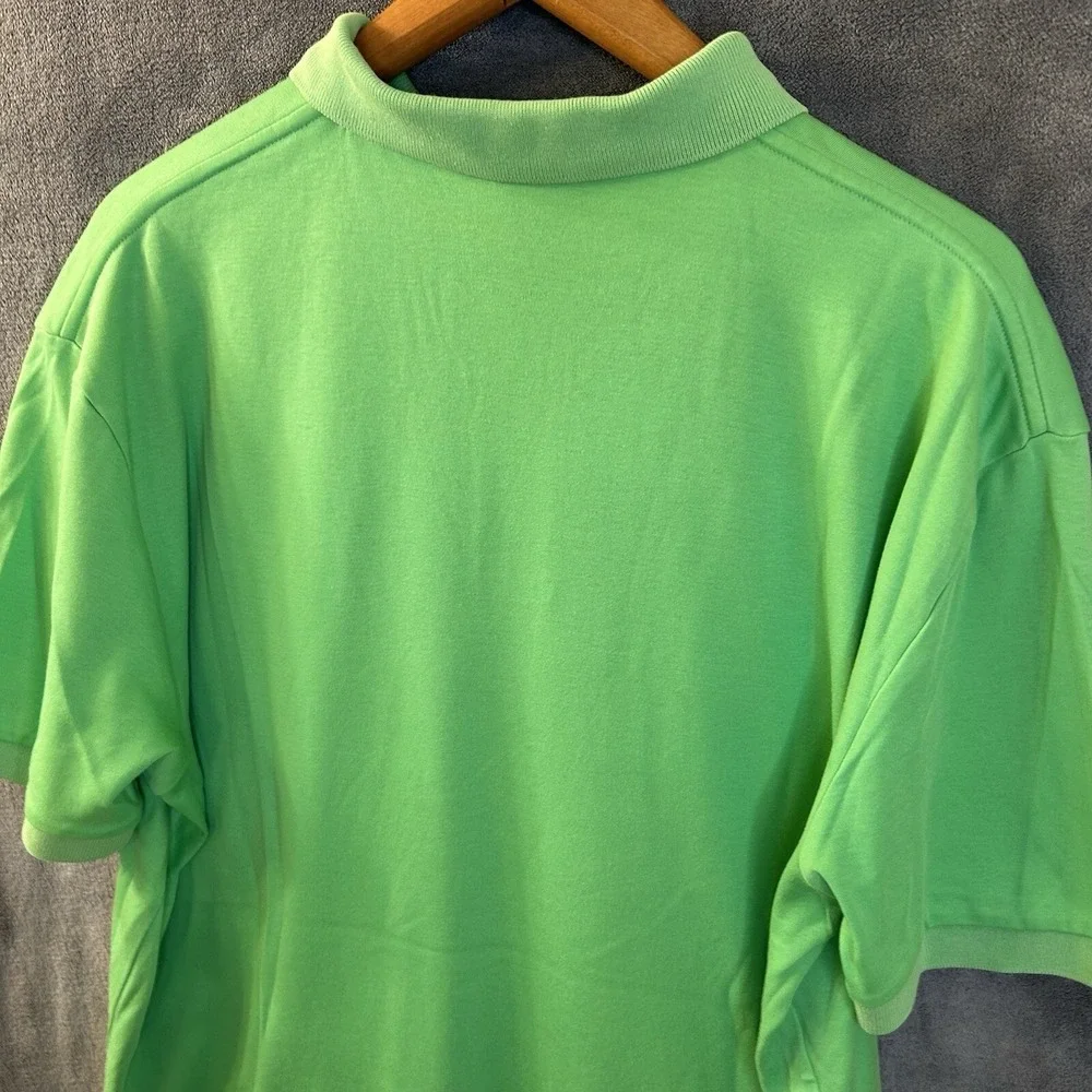 Polo Ralph Lauren Lime Green Short Sleeve Blue Pony Short Sleeve~Large